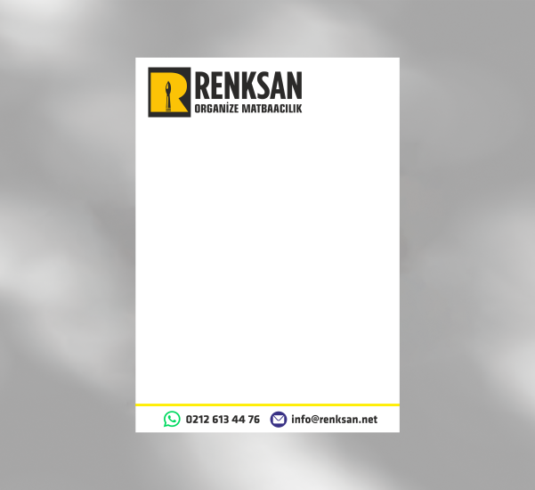 ANTETLİ RENKLİ BASKI
